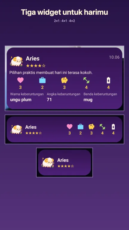 Lebih lengkap di aplikasi 2